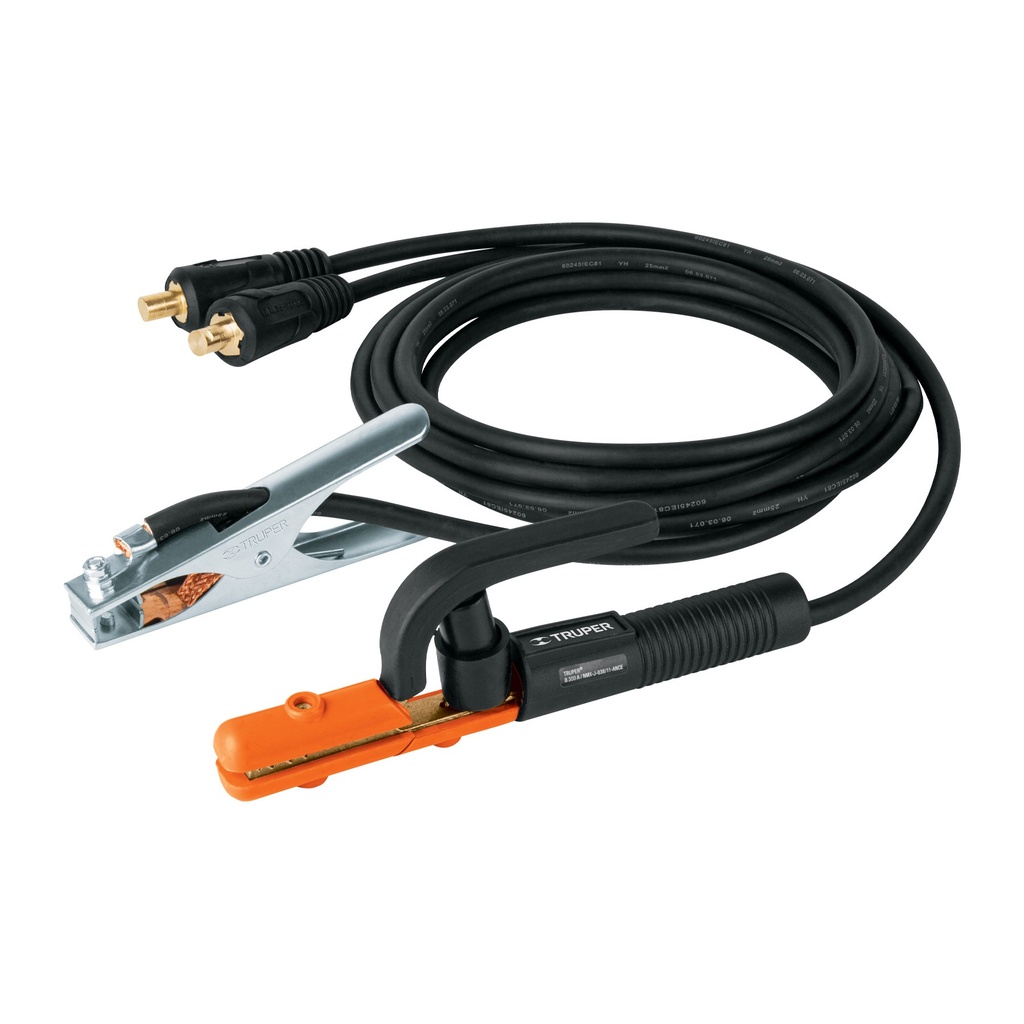 CABLE PARA SOLDAR Y TIERRA 2M 200AM TRUPER 12107 ENTRADA 3/8