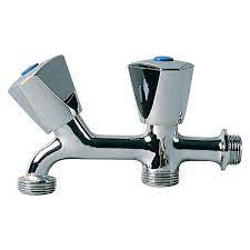 CAÑO DOBLE JARDIN 1/2 LAVADORA CROMADO SEVILLA BDT8002