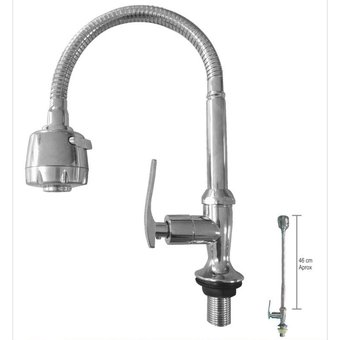 CAÑO FLEXIBLE P/COCINA MUEBLE Z C&A