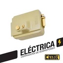 CHAPA ELECTRICA CON BOTON CANTOL DORADO