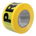 CINTA ''PROHIBIDO"3X1000 AMARILLO TRUPER 305M 12579