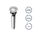 DESAGUE VAINSA PARA LAVATORIO C/REBOSE 1.1/4'' X 10'' PUSH 22607000