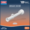 BRAZO PARA DUCHA ELECTRICA 30CM LIVIANO FAME