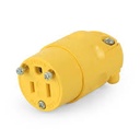 ENCHUFE CON PUNTO TIERRA LEVITON EMBRA 15 AMP