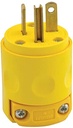 ENCHUFE CON PUNTO TIERRA LEVITON MACHO 15 AMP