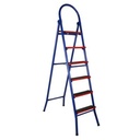 ESCALERA METALICA 9 PASOS AZUL