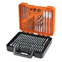 JUEGO DE BROCAS Y PUNTAS 100 PIEZAS TRUPER 100872