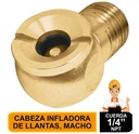 INFLADOR UNA CABEZA MACHO PARA LLANTAS TRUPER