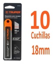 REPUESTOS PARA NAVAJA 10PC CUTTER TRUPER-16965
