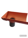 TERMINAL DE CANALETA PARA LLUVIA 4 A 2"