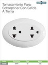 TOMA SOBREPONER DOBLE PUNTO TIERRA DELUXE
