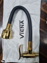 CAÑO FLEXIBLE P/COCINA PARED NEGRO DORADO VIENA 8894BJS-145A-CSA