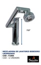 MEZCLADORA MONO COMANDO CROMADO PARA LAVATORIO SEVILLA F1060