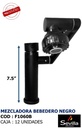 MEZCLADORA MONO COMANDO NEGRO PARA LAVATORIO SEVILLA F1060B