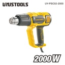 PISTOLA CALOR 3 TIEMPOS UYUSTOOLS 2000W CAJA UY-PSC02-2000