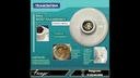 SOCKET PLAFON CON LOZA TRAMONTINA