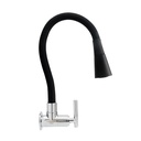 CAÑO FLEXIBLE P/COCINA PARED NEGRO VALENSA
