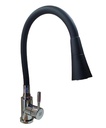 CAÑO FLEXIBLE MUEBLE NEGRO VALENSA