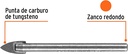 BROCA ESPADA VIDRIO AZULEJO 9.5MM 3/8 TRUPER 11704