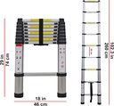 ESCALERA EXTENSION 13 PASOS 175KG C&A PRO