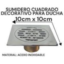 SUMIDERO C/TRAMPA CUADRADO INOX SEVILLA FD-03