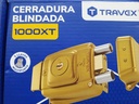 CHAPA TRAVEX BLINDADA LLAVE RANURADA DORADO 1000XT