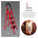ESCALERA TIJERA 4 PASOS 150KL FERTON