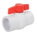 LLAVE DE PASO 1/2 C&A S/R PVC