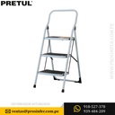 ESCALERA TIJERA 3 PASOS 90KL PRETUL