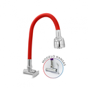 CAÑO FLEXIBLE P/COCINA PARED ROJO 103066RE VALENSA