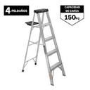 ESCALERA TIJERA 4 PASOS ALUMINIO 150KL WERKEN