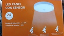 PANEL LED REDONDO CON SENSOR 24 WT LUZ BLANCA FSL