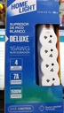 SUPRESOR DE PICOS 3TOMAS 5MTS C/USB HOME LIGHT DELUXE