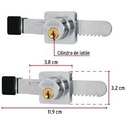 CERRADURA PARA VITRINA SERRUCHO HERMEX 43535