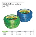 CABLE DE ACERO CON FORRO VERDE xMT C&A