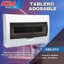 CAJA 8 POLOS SOBREPONER CON/PUNTO TIERRA KBA