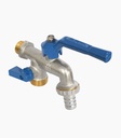 CAÑO DOBLE JARDIN 1/2 LAVADORA BRONCE AYRON