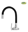 CAÑO FLEXIBLE P/COCINA PARED NEGRO C&A